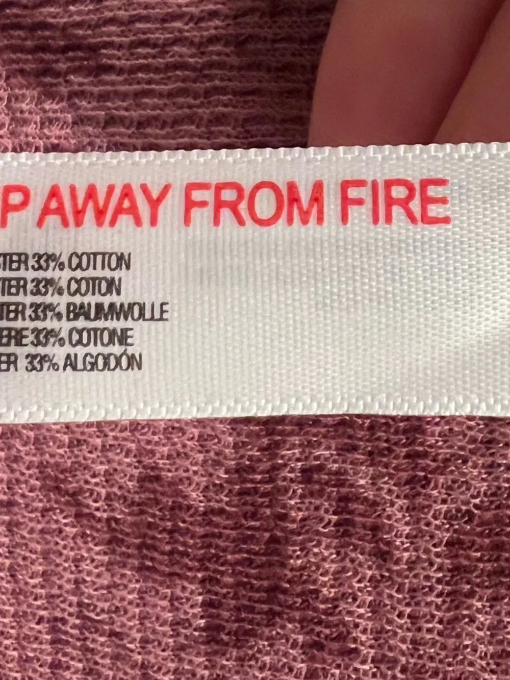 Intimately Free People Women’s Dusty Rose Patterned Turtleneck Long Sleeve TopXL - Picture 4 of 5